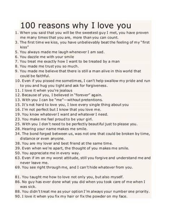 100 Reasons Why I Love You Jar Etsy